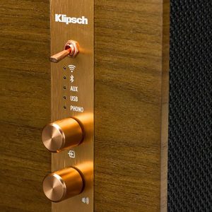 Boutons Klipsch Heritage The Three Noyer