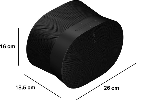 enceinte sonos era 300 dimensions