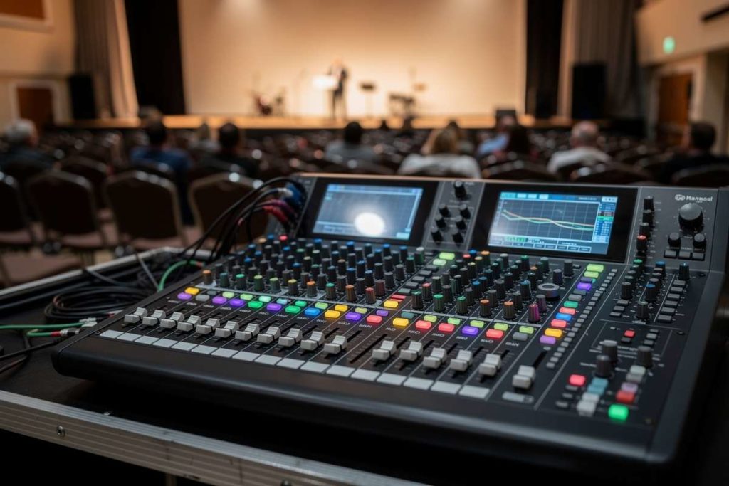 console de mixage